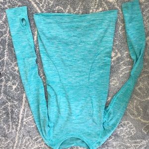 Lululemon swiftly in heathered blue tropics 2